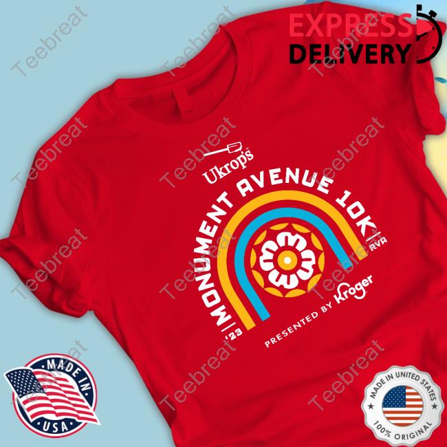 Ukrop's Monument 10K T-Shirt Official Frank Anderson