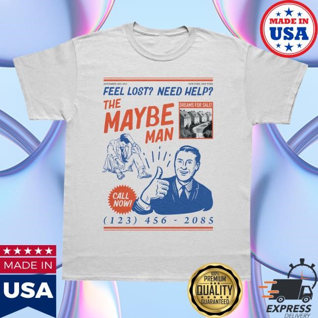 The Maybe Man Retro Ad Tshirt - AJR Merch Shop | Ajrbrothers Clothing Apparel