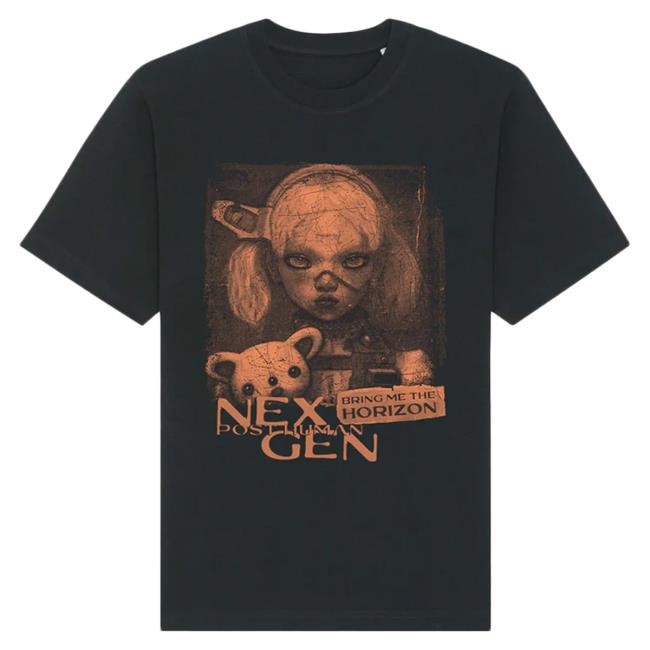 Official Bring Me The Horizon Merch Store POST HUMAN: NeX GEn Black Shirts BMTH