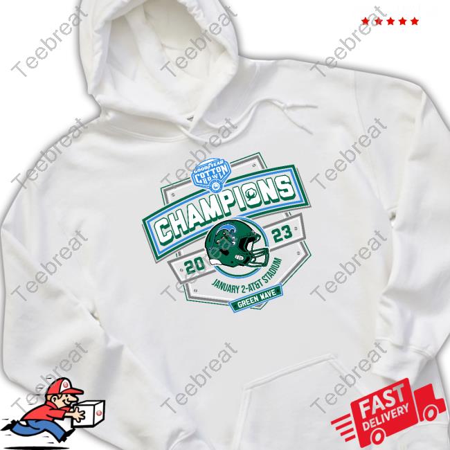 Tulane Football 2023 Cotton Bowl Champions Shirt