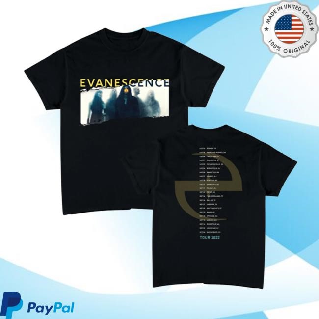 Evanescence Band Photo T Shirt Evanescence Official Store