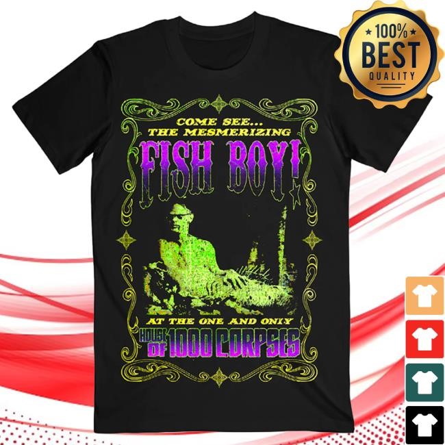 Official Rob Zombie Merch Store Fish Boy New Shirt