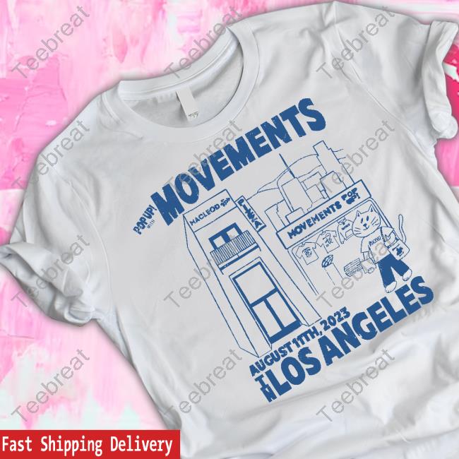 Official Movements Merch L.A. Pop Up Long Sleeve Tee