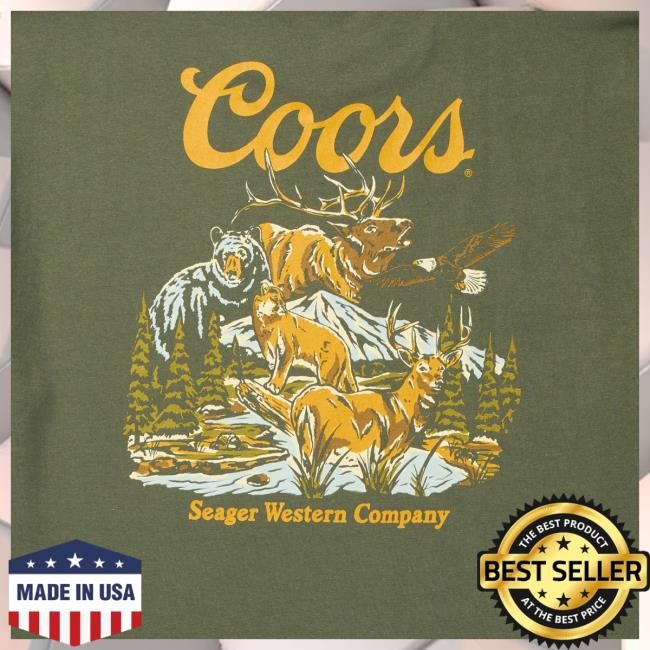 Official Coors Banquet Seager x Coors Banquet Preserve Tshirt