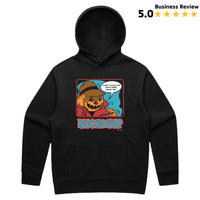 Official Neck Deep Merch Store Pumpkin Guy Hoody – Black NeckDeep