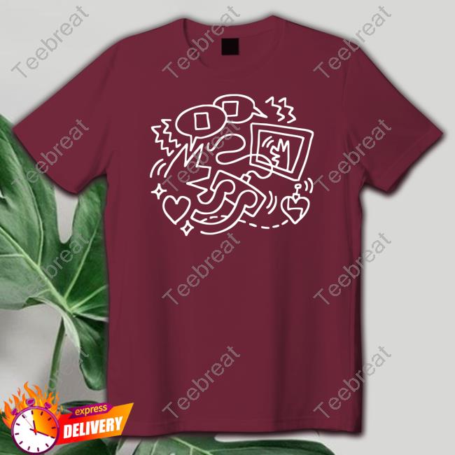 Twistcmyk Talking On The Internet Crewneck Sweatshirt
