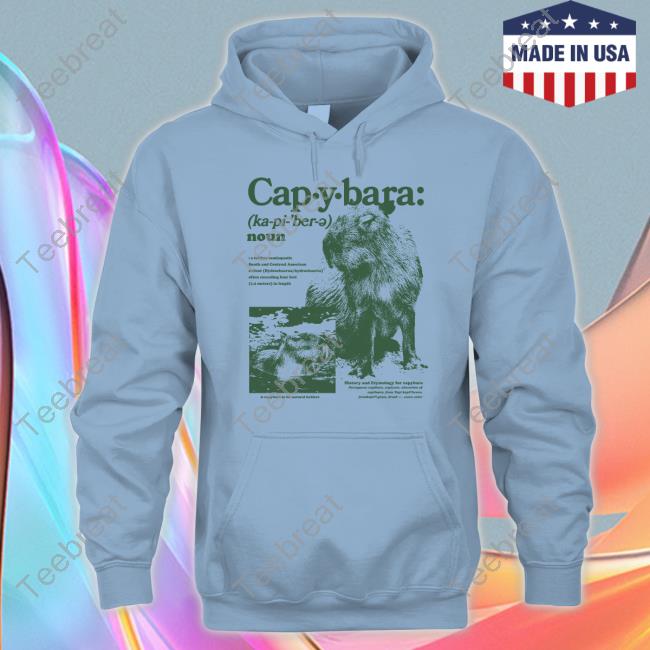 Capybara Defined Limited Edition Tee Shirts Capybara Defined Limited Edition Tee