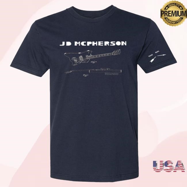 Official JD McPherson Flat Guitar Attractive Shirt