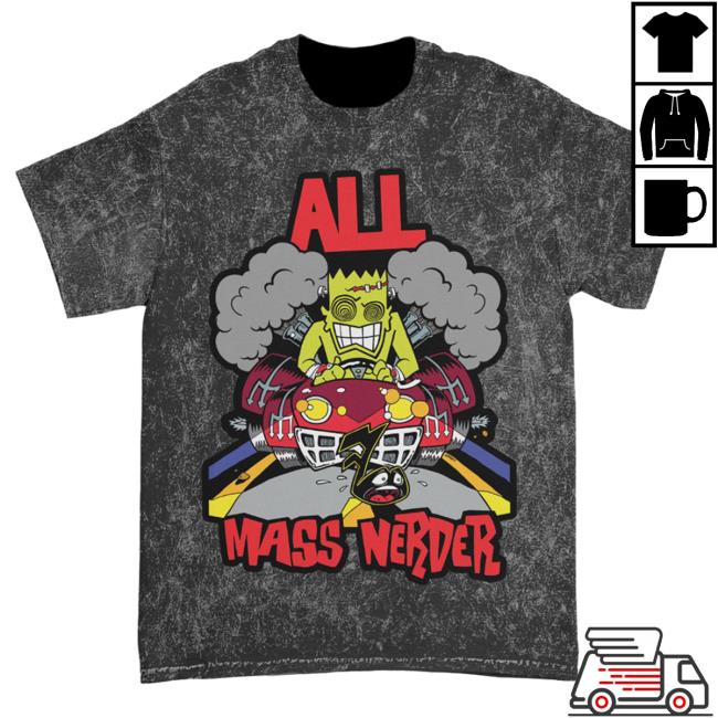 Official Kings Road Merch Store All Mass Nerder Shirts (Black Mineral Wash) Kings Road Shop