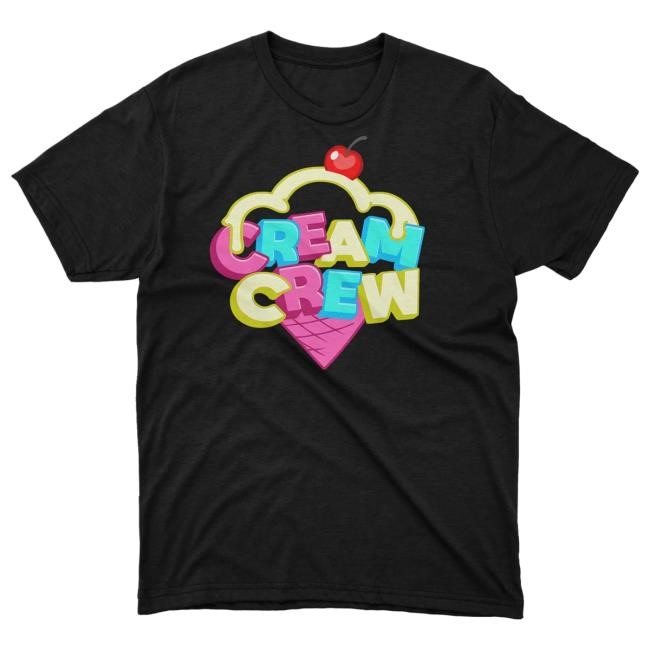 Cream Crew Colourful Logo S/s Shirt | Official Cream Crew Merch – Creator Ink
