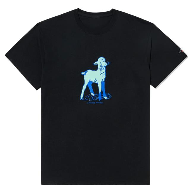 Official Noah Merch Store Friendly Warning Tshirt Jet Black Noah Clothing Shop Apparel