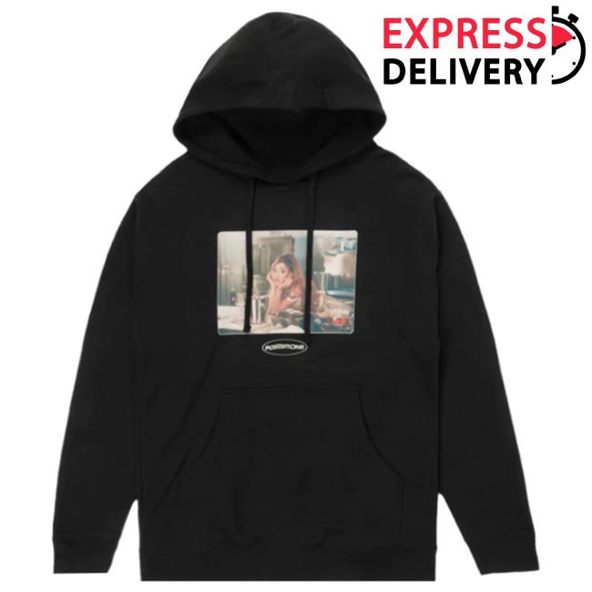Official Ariana Grande Merch Store Ariana Grande positions photo Popover Sweatshirt Ariana Grande Apparel Clothing Shop ArianaGrande