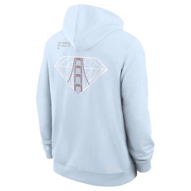 Legacy 2026 Super Bowl LX NFL Nike Light Blue Hoodie Icon
