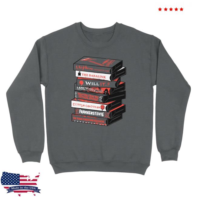 Official Mythical Merch Store Shop Terrifying Tape Stack Hooded Sweatshirt