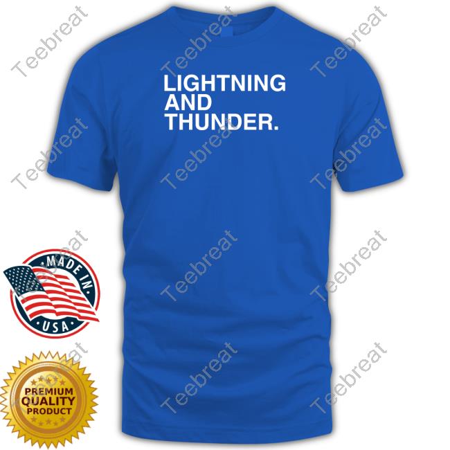 Lightning And Thunder Long Sleeve T Shirt