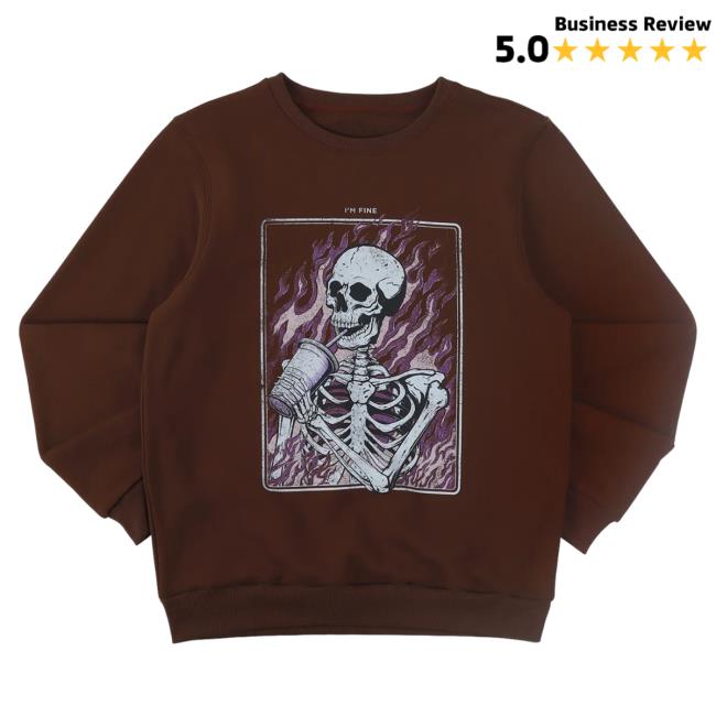 Official Kallmekris Clothing Ottobykris I'm Fine Hoody Kall Me Otto By Kris Kris Merch