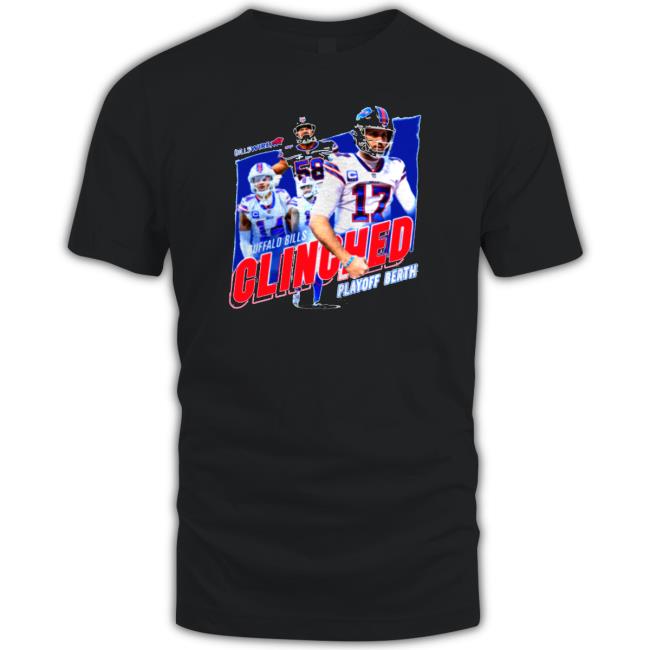 Buffalo Bills clinch playoff Berth 2022 Shirts