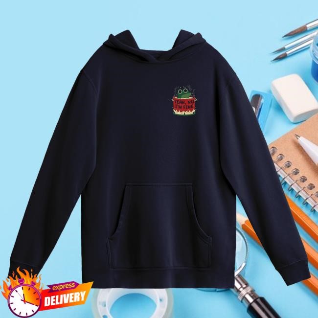 Official Beautiful Bastard Merch Store Philip DeFranco Yeah No, I'm Fine Frog - Hoody