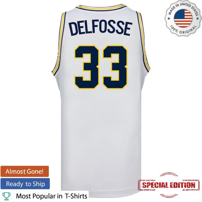 Michigan Wolverines #33 Te'Yala Delfosse Student Athlete White Women's Basketball Jersey New Shirt | The M Den Official Merch Store Shop