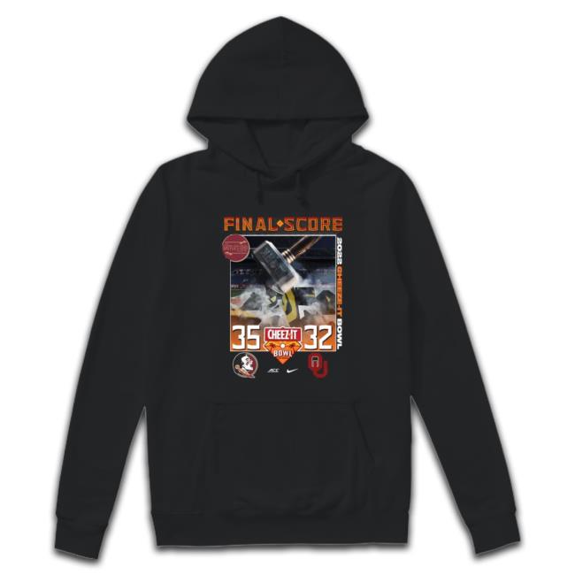 Florida State Seminoles 35 32 Oklahoma 2022 Cheez-It Bowl Champs Final Score Hoodie