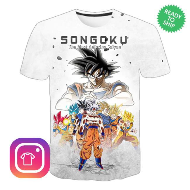 Official Dragon Ball Z Clothing Kid Son Goku The Most Amazing Suiyan Sweater