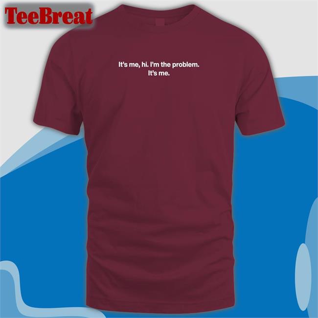 Barstool Sports Store It’S Me Hi I'm The Problem It's Me V Neck T Shirt