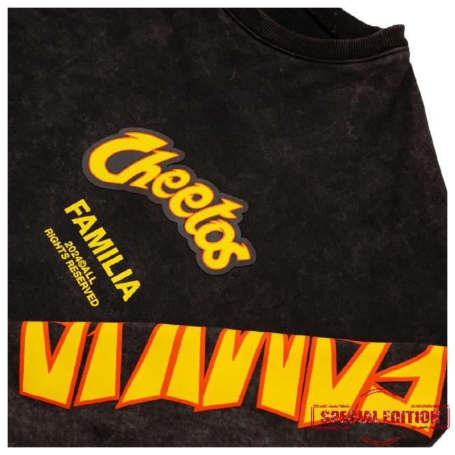 Official J Balvin Store J Balvin X Cheetos La Familia Pullover Sweatshirt Black
