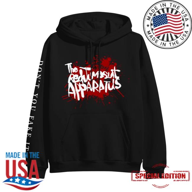 The Red Jumpsuit Apparatus Merch Splatter Logo Black Sweatshirt