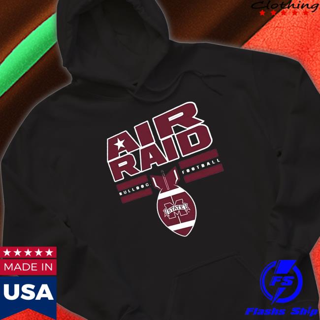 Official Air Raid bulldog football Hooded Sweatshirt