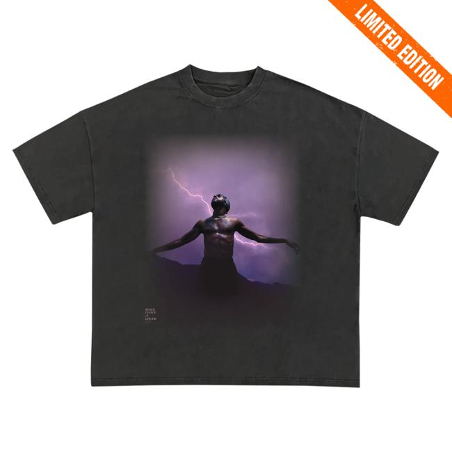 Official 6Lack Store Shop Sihal Cover Tee - Vintage Black