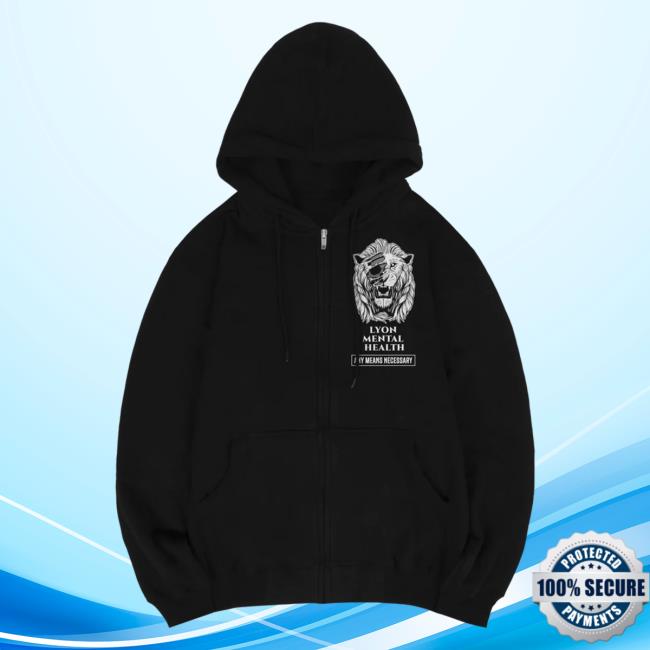 Any Means Necessary Clothing Lyon Spiral Zip Up Hoodies Black
