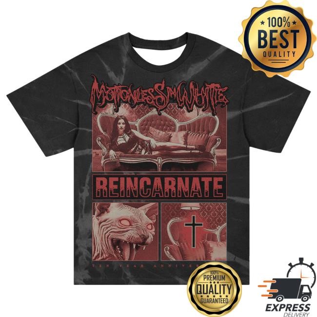 Official Miwmerch Motionless In White Evil Eyes Shirt (Dye) Miw Merch Store