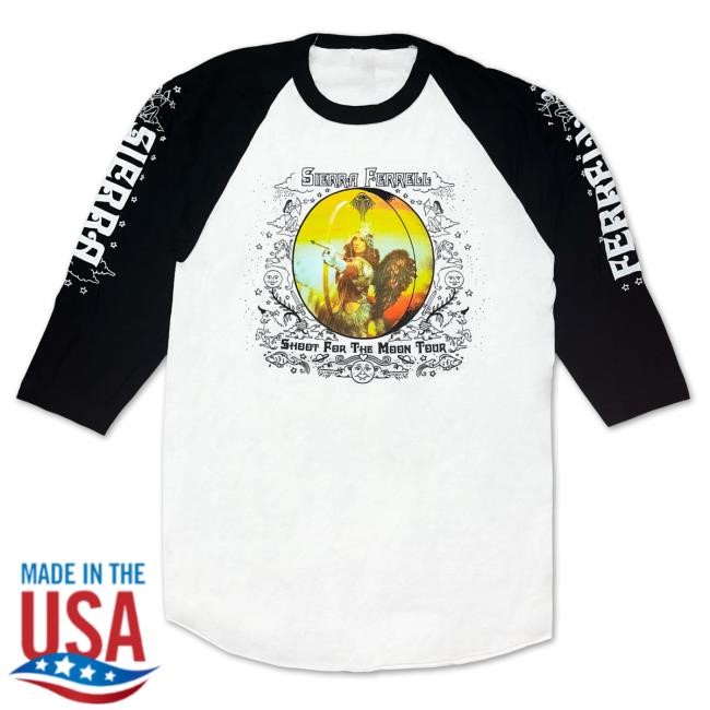 Official Sierra Ferrell Merch Shop Sierra Ferrell Tour 2024 Raglan Long Sleeve New Shirt SierraFerrell