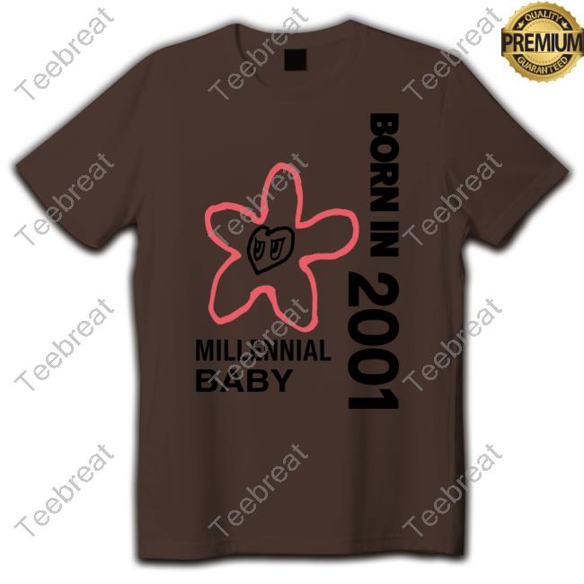 Flower Eyes Born In 2001 Millennial Baby Shirt