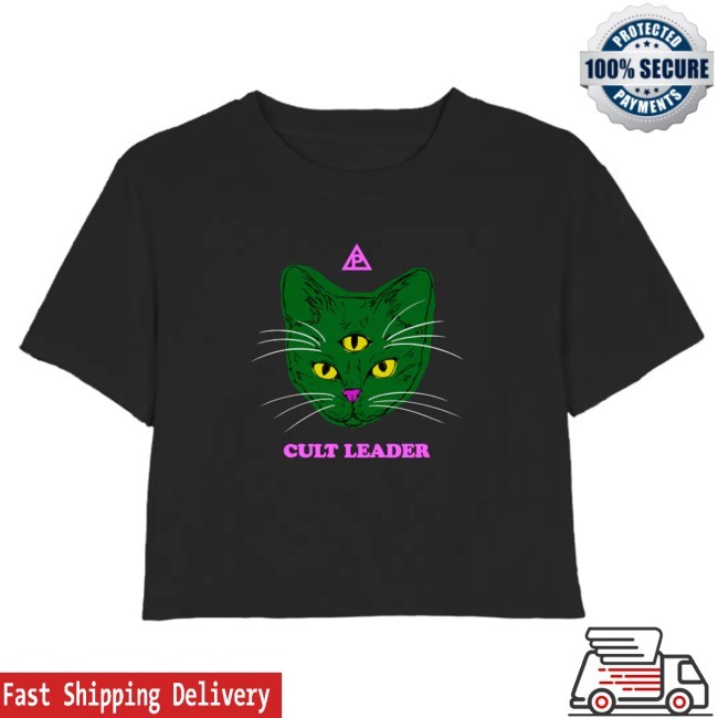 Merchbar All-Seeing Cat Crop Top T Shirt