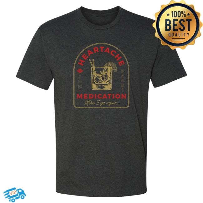 Official Jon Pardi Merch Store Jon Pardi Heartache Medication Tshirt