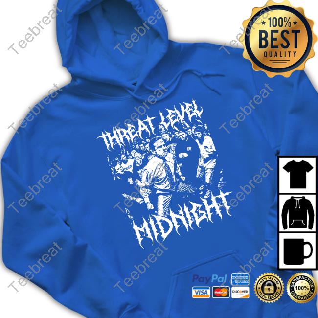 Official Shitheadsteve Threat Level Midnight Shirt Official Shitheadsteve Threat Level Midnight Tee