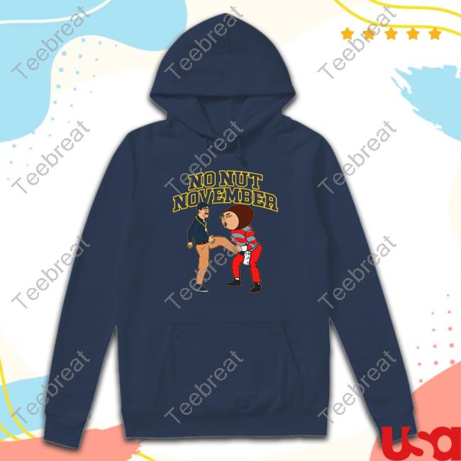 Official Barstool Sports Store Michigan Football No Nut November Shirt