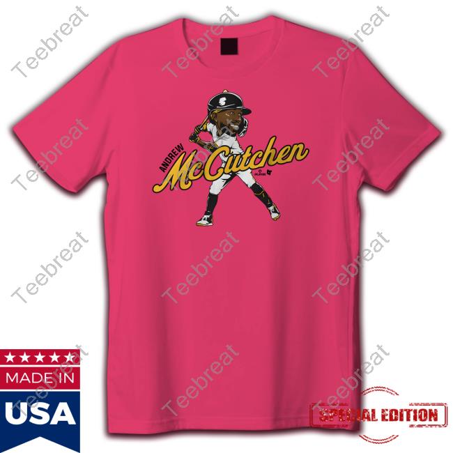 Breakingt Merch Andrew Mccutchen Caricature Tee