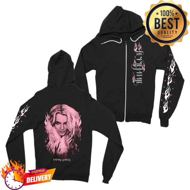 Britney Spears Apparel Clothing Merch Store Femme Fatale Zip Up Hoody BritneySpears Shop
