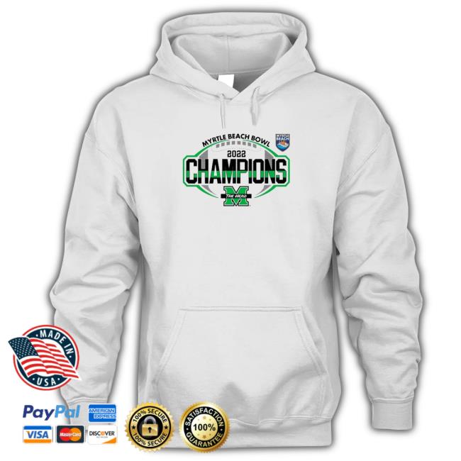 Marshall Football Myrtle Beach Bowl Champions 2022 Tee