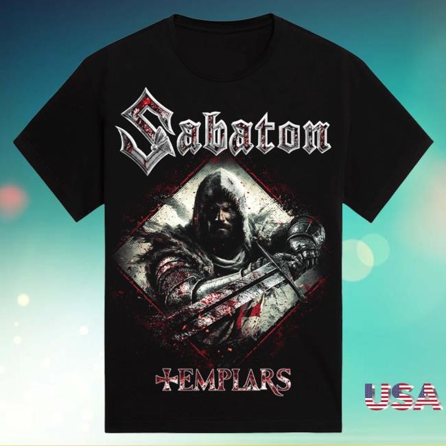 Official Sabaton Merch Store Templars Shirt
