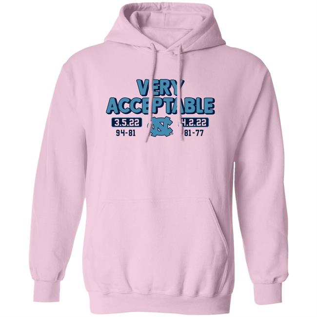 North Carolina Basketball Very Acceptable 3.5.22 4.2.22 94-81 81-77 Shirt Breaking T North Carolina Basketball Very Acceptable 3.5.22 4.2.22 94-81 81-77 Shirt Breaking T