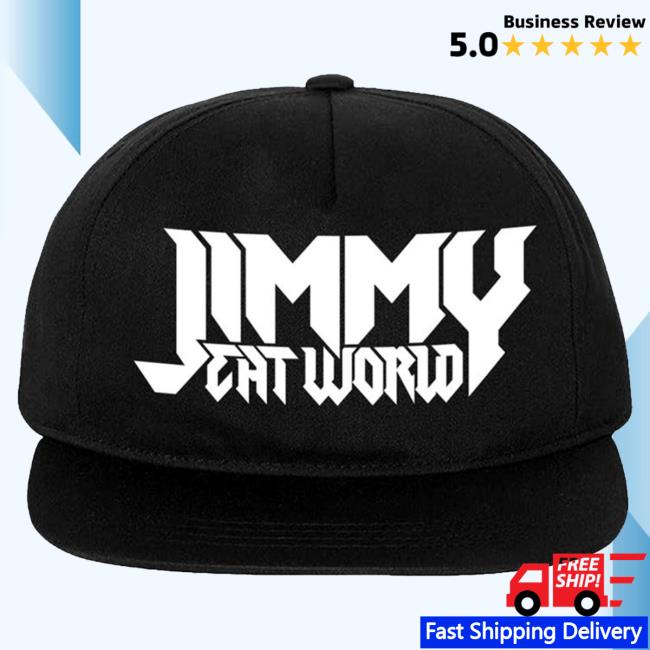 Official Jimmy Eat World Merch Something Loud Logo Snapback Cap (Black)