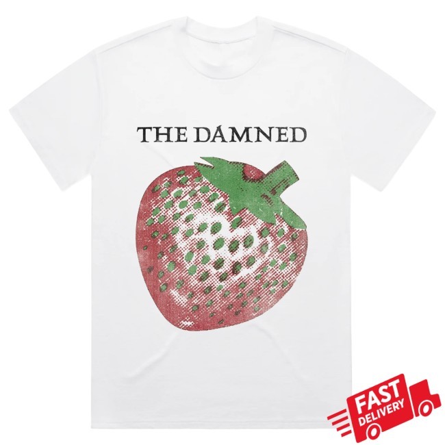The Damned Strawberry Shirt The Damned Band Store Apparel