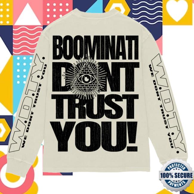 Metro Boomin Shop Merch | Boominati Don't Trust You Long Sleeve T Shirt for Men & Women | Official Metro Boomin Store Apparel MetroBoomin