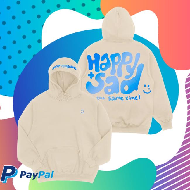 Official Kacey Musgraves Merch Store Shop K A C E Y M U S G R A V E S Happy & Sad At The Same Time Popover Hoodie KaceyMusgraves Spaceykacey