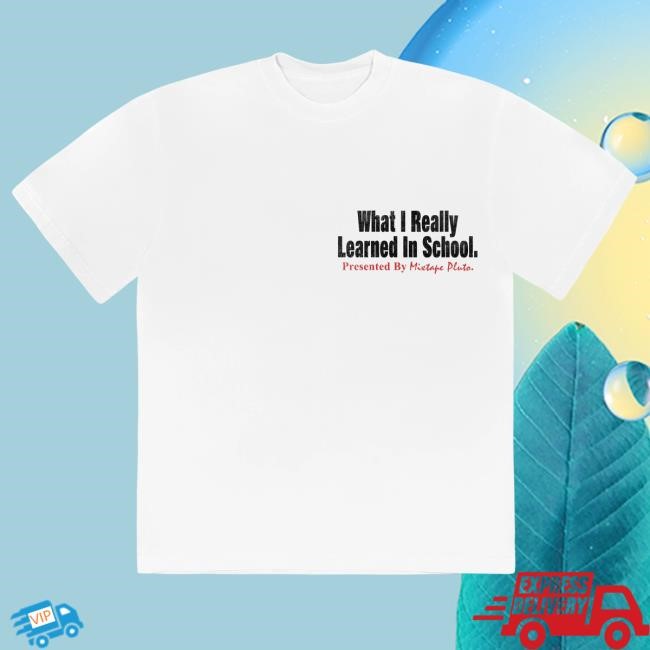 What I Learned In School Mixtape Pluto S/S Tee – Future | Official Store