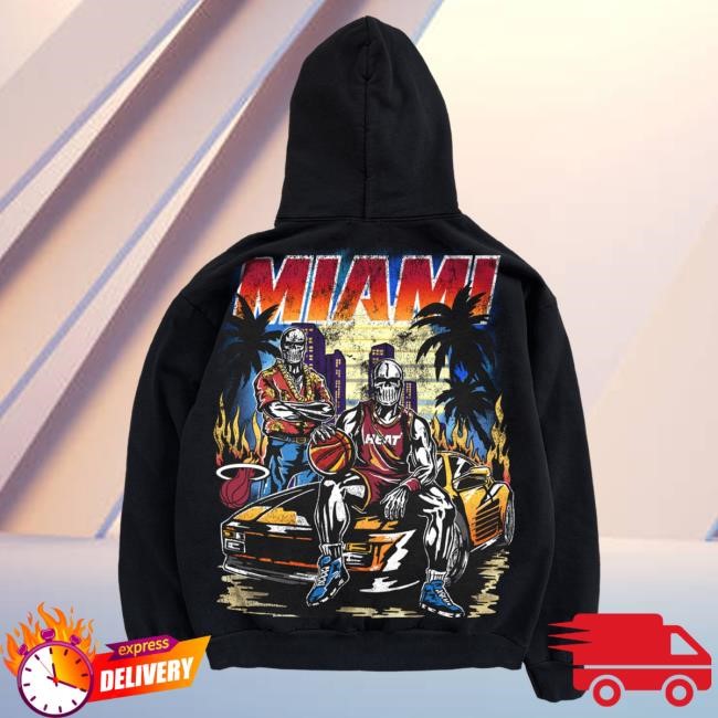Miami Hustle Hoodie - Black | Warren Lotas Official NBA