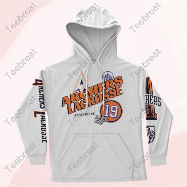 Official Premier Lacrosse League Shop Archers All Over Print Pullover Sweatshirt